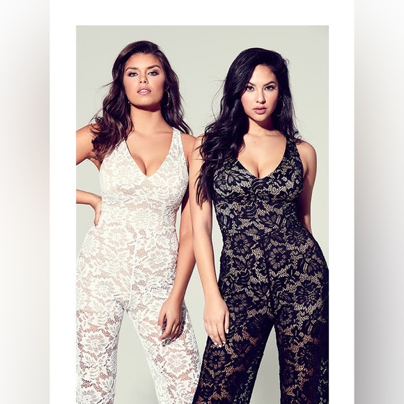 GUESS Riona Lace Jumpsuit - Picture 4 of 5